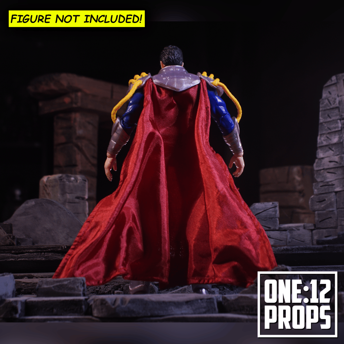 Custom Wired Cape for Mcfarlane SuperBoy Prime | one12props